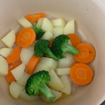 レシピ有難うございました。作らせて頂きました。温野菜初挑戦です。御礼です。